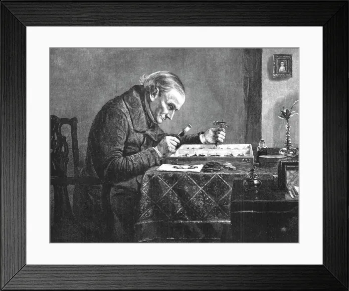 Framed Print : The Naturalist, after Stacey Marks, R.A. 1891. Creator: Henry Stacy Marks Framed Print : The Naturalist, after Stacey Marks, R.A. 1891. Creator: Henry Stacy Marks