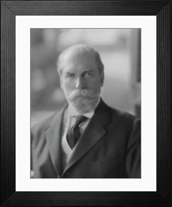 Framed Print : Hughes, Charles, Mr. portrait photograph, 1916. Creator: Arnold Genthe Framed Print : Hughes, Charles, Mr. portrait photograph, 1916. Creator: Arnold Genthe