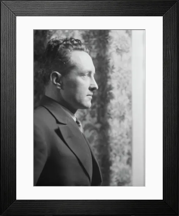 Framed Print : Byrd, Richard Evelyn, Commander, portrait photograph, 1928 May 9. Creator: Arnold Genthe Framed Print : Byrd, Richard Evelyn, Commander, portrait photograph, 1928 May 9. Creator: Arnold Genthe