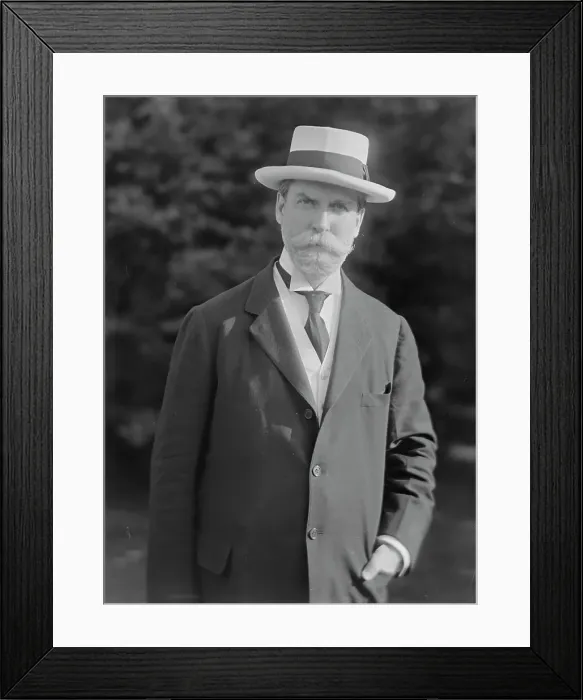 Framed Print : Hughes, Charles, Mr. portrait photograph, 1916. Creator: Arnold Genthe Framed Print : Hughes, Charles, Mr. portrait photograph, 1916. Creator: Arnold Genthe