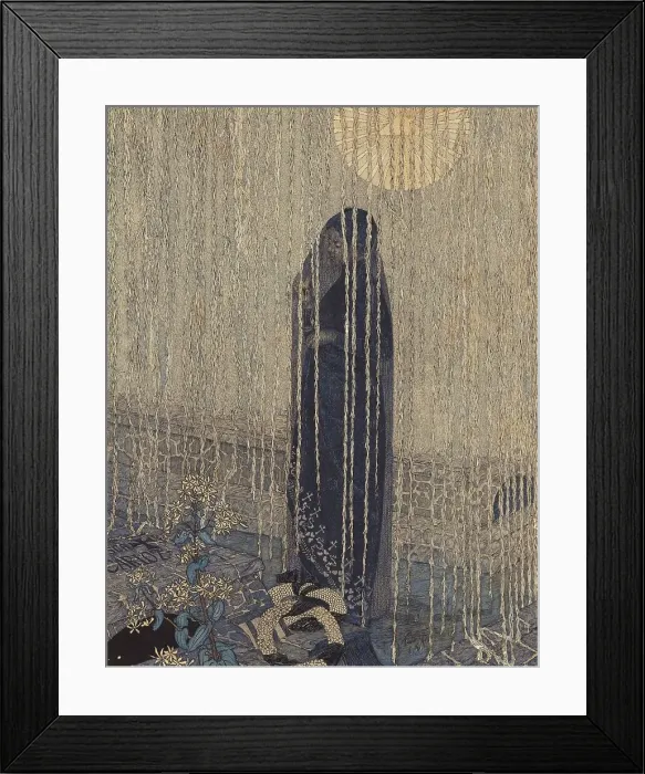 Framed Print : All Saints Day, 1890-1892. Creator: Schwabe, Carlos (1866-1926) Framed Print : All Saints Day, 1890-1892. Creator: Schwabe, Carlos (1866-1926)