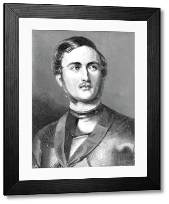 Framed Print : H.R.H. Prince Albert at the age of twenty four, from a miniature by Robert Thorburn, 1891. Creator: Robert Thorburn Framed Print : H.R.H. Prince Albert at the age of twenty four, from a miniature by Robert Thorburn, 1891. Creator: Robert Thorburn