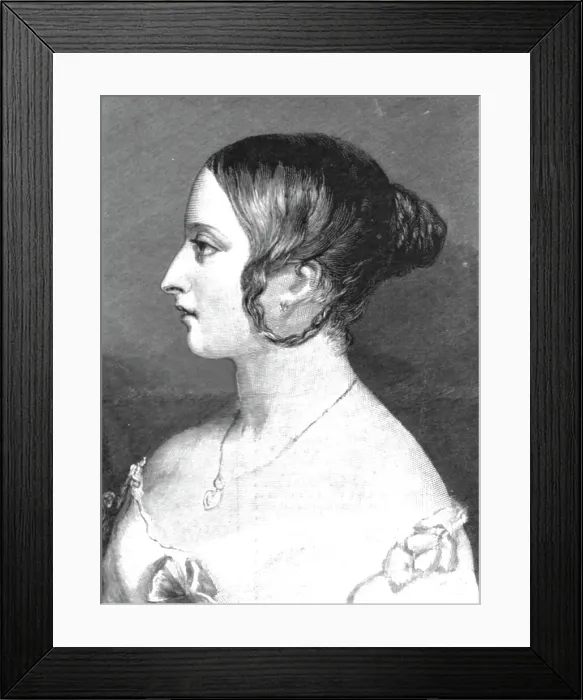 Framed Print : H.M. The Queen, from a Portrait Painted about the time of the birth of the Prince of... 1891. Creator: William Charles Ross Framed Print : H.M. The Queen, from a Portrait Painted about the time of the birth of the Prince of... 1891. Creator: William Charles Ross