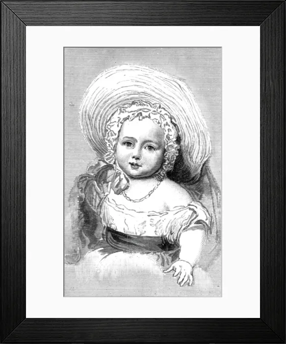 Framed Print : H.R.H. The Prince of Wales, age Five Months, after Sir W. C. Ross, R.A. 1891 Creator: William Charles Ross Framed Print : H.R.H. The Prince of Wales, age Five Months, after Sir W. C. Ross, R.A. 1891 Creator: William Charles Ross