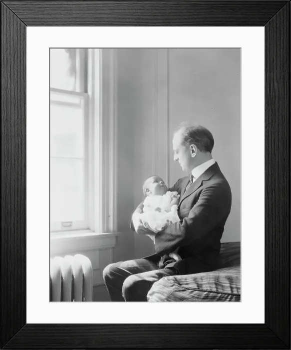 Framed Print : Kennerley, Mr. and Norman baby, portrait photograph, 1925 July 22. Creator: Arnold Genthe Framed Print : Kennerley, Mr. and Norman baby, portrait photograph, 1925 July 22. Creator: Arnold Genthe