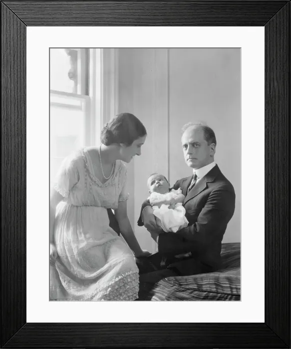 Framed Print : Kennerley, Mr. Mrs. D. Norman, and Norman baby, portrait photograph, 1925 July 22. Creator: Arnold Genthe Framed Print : Kennerley, Mr. Mrs. D. Norman, and Norman baby, portrait photograph, 1925 July 22. Creator: Arnold Genthe