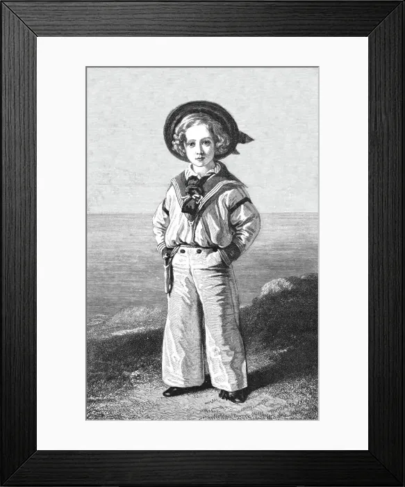 Framed Print : H.R.H. The Prince of Wales, at the age of Six; after F. Winterhalter, 1891 Creator: Franz Xaver Winterhalter Framed Print : H.R.H. The Prince of Wales, at the age of Six; after F. Winterhalter, 1891 Creator: Franz Xaver Winterhalter