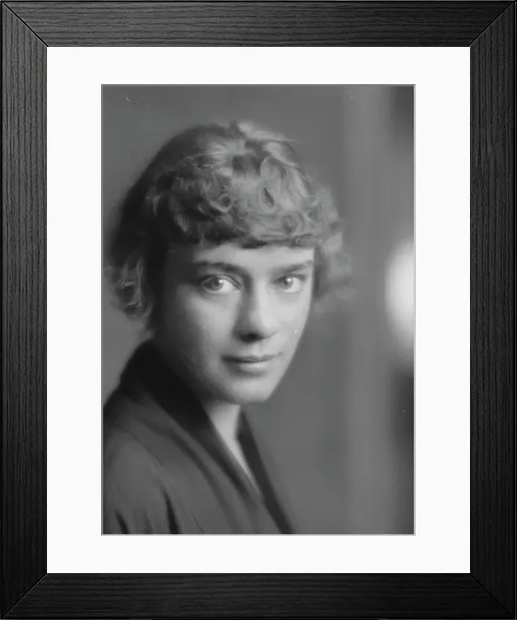 Framed Print : Hustin, F. Miss, portrait photograph, 1914 Nov. 5. Creator: Arnold Genthe Framed Print : Hustin, F. Miss, portrait photograph, 1914 Nov. 5. Creator: Arnold Genthe