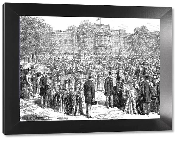 H.R.H. The Prince of Wales attending Her Majesty at the Royal Jubilee Garden Party... 1887, 1891. Creator: Unknown