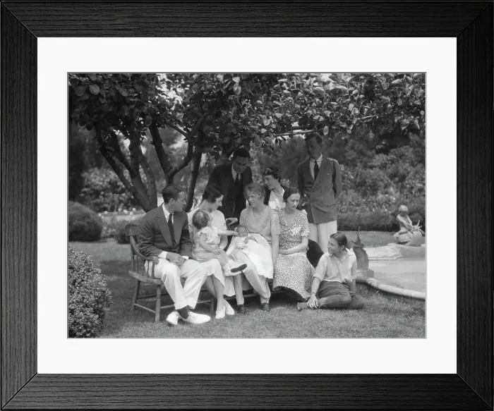 Framed Print : Brady, J.C. Mrs. group, seated outdoors, 1930 May 24. Creator: Arnold Genthe Framed Print : Brady, J.C. Mrs. group, seated outdoors, 1930 May 24. Creator: Arnold Genthe