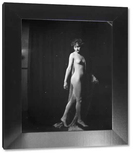 Goertz, Anna, Miss, portrait photograph, 1922 or 1923. Creator: Arnold Genthe