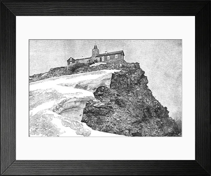 Framed Print : The Samblick Observatory, the Highest Meteorological Station in Europe, 1891. Creator: Unknown Framed Print : The Samblick Observatory, the Highest Meteorological Station in Europe, 1891. Creator: Unknown