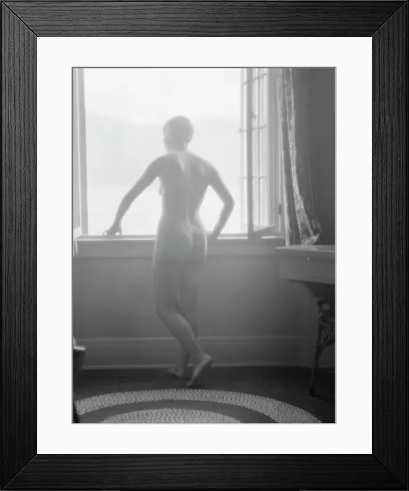 Framed Print : Lee, Margaret, Miss, standing at a window, 1927 Creator: Arnold Genthe Framed Print : Lee, Margaret, Miss, standing at a window, 1927 Creator: Arnold Genthe