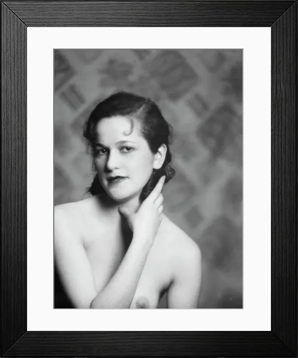 Framed Print : Margolies, Betty, Miss, portrait photograph, 1930 Creator: Arnold Genthe Framed Print : Margolies, Betty, Miss, portrait photograph, 1930 Creator: Arnold Genthe