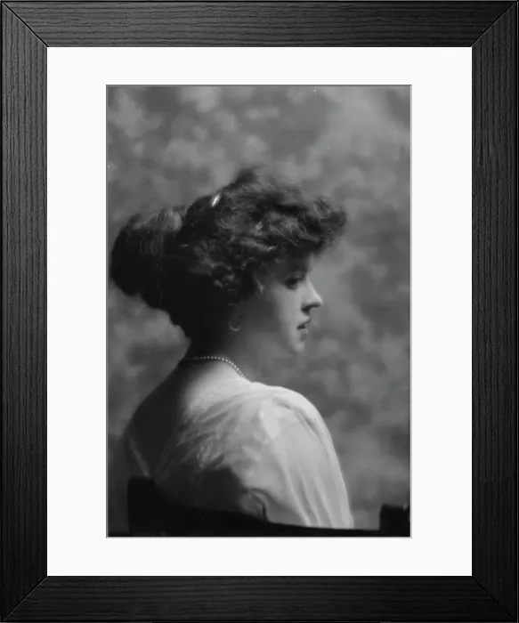 Framed Print : Ingalls, Gladys, Miss, portrait photograph, 1912 May 15. Creator: Arnold Genthe Framed Print : Ingalls, Gladys, Miss, portrait photograph, 1912 May 15. Creator: Arnold Genthe