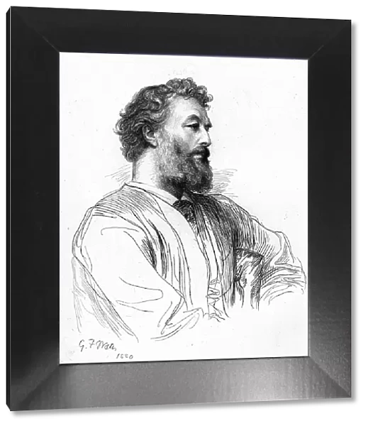 Sir Frederick Leighton, P.R.A. c1880-83. Creator: George Frederick Watts