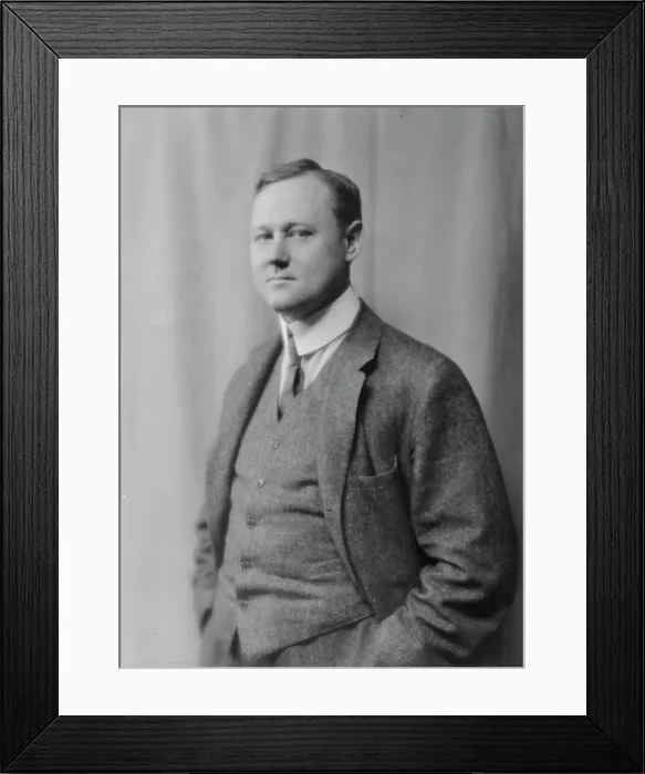 Framed Print : Irwin, Wallace, Mr. portrait photograph, 1916 Jan. 7. Creator: Arnold Genthe Framed Print : Irwin, Wallace, Mr. portrait photograph, 1916 Jan. 7. Creator: Arnold Genthe