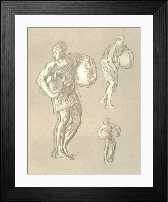 Framed Print : Studies for the Arts of Peace'. A Fac-Simile of Original Drawings by Sir Frederick... c1880-83. Creator: Frederic Leighton Framed Print : Studies for the Arts of Peace'. A Fac-Simile of Original Drawings by Sir Frederick... c1880-83. Creator: Frederic Leighton