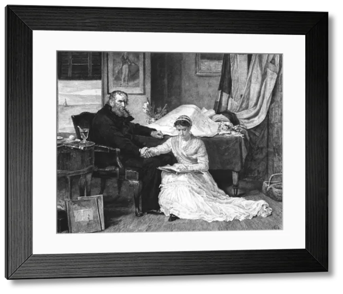 Framed Print : The North West Passage, after John Everett Millais, Esq. R.A. 1874. c1880-83. Creator: A Mongin Framed Print : The North West Passage, after John Everett Millais, Esq. R.A. 1874. c1880-83. Creator: A Mongin