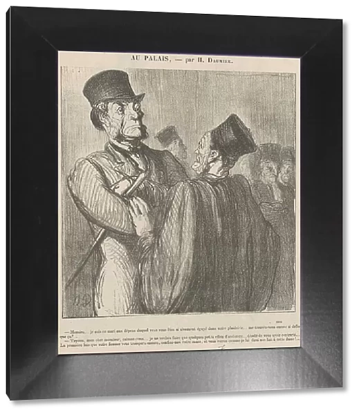 Mossieu... je suis ce mari aux dépens duquel, 19th century. Creator: Honore Daumier