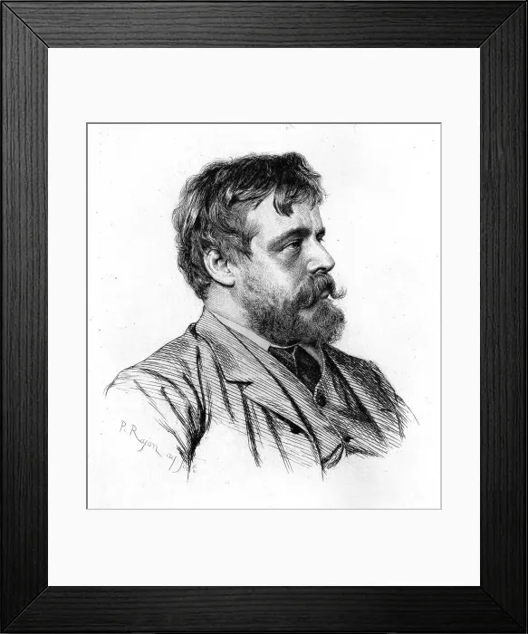 Framed Print : Lawrence Alma-Tadema, R.A. c1880-83. Creator: Paul Adolphe Rajon Framed Print : Lawrence Alma-Tadema, R.A. c1880-83. Creator: Paul Adolphe Rajon