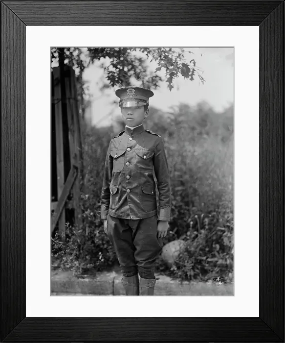 Framed Print : Junior American Guard, Lincoln Shab, 1917. Creator: Harris & Ewing. Junior American Guard, Lincoln Shab, 1917. Creator: Harris & Ewing Framed Print : Junior American Guard, Lincoln Shab, 1917. Creator: Harris & Ewing. Junior American Guard, Lincoln Shab, 1917. Creator: Harris & Ewing