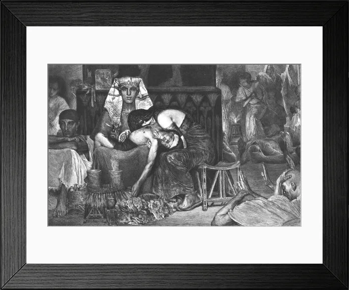Framed Print : The Death of the First Born, after Lawrence Alma-Tadema, R.A. c1880-83. Creator: A Mongin Framed Print : The Death of the First Born, after Lawrence Alma-Tadema, R.A. c1880-83. Creator: A Mongin