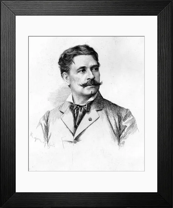 Framed Print : Paul Jacques Aime Baudry, c1880-83. Creator: Paul Adolphe Rajon Framed Print : Paul Jacques Aime Baudry, c1880-83. Creator: Paul Adolphe Rajon
