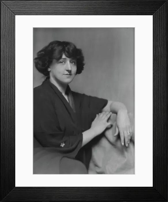 Framed Print : Jeffreys, Miss (Mrs. Schultz), portrait photograph, 1914 Mar. 27. Creator: Arnold Genthe Framed Print : Jeffreys, Miss (Mrs. Schultz), portrait photograph, 1914 Mar. 27. Creator: Arnold Genthe