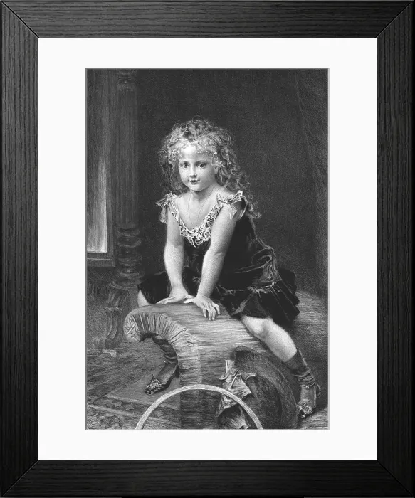 Framed Print : A Horse Back, after Paul Jacques Aime Baudry, c1880-83. Creator: Champollion Framed Print : A Horse Back, after Paul Jacques Aime Baudry, c1880-83. Creator: Champollion