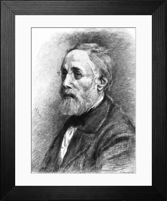 Framed Print : Josef Israels, c1880-83. Creator: Charles Courtry Framed Print : Josef Israels, c1880-83. Creator: Charles Courtry