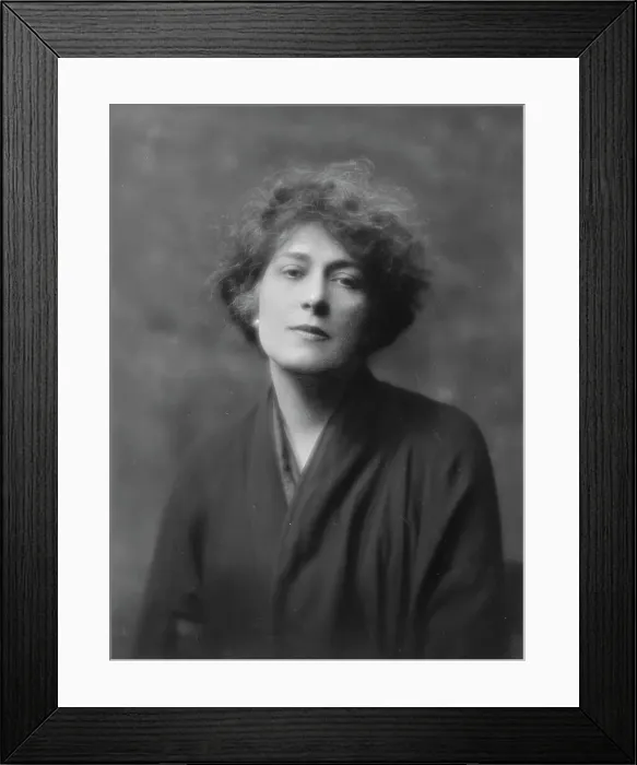 Framed Print : Schroder, E.A. Mrs. portrait photograph, 1916. Creator: Arnold Genthe Framed Print : Schroder, E.A. Mrs. portrait photograph, 1916. Creator: Arnold Genthe