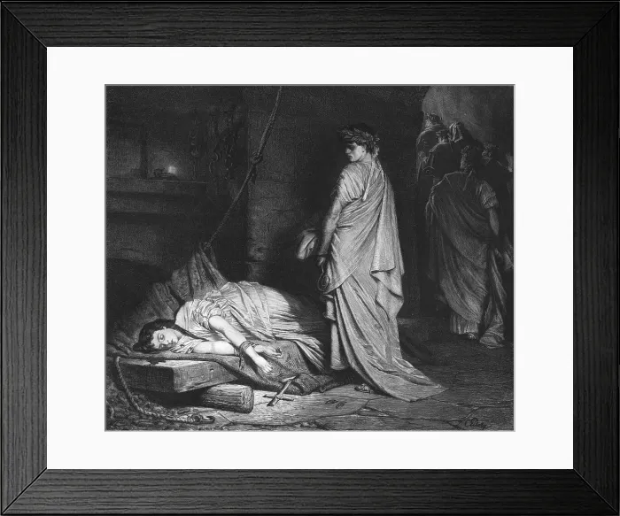 Framed Print : Under the Arena, after Carl Von Piloty, c1880-83. Creator: W Hecht Framed Print : Under the Arena, after Carl Von Piloty, c1880-83. Creator: W Hecht