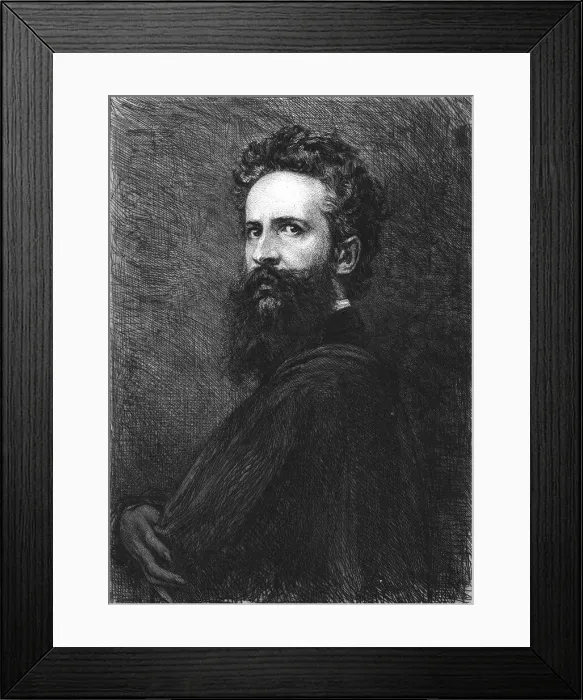 Framed Print : Hans Makart, c1880-83. Creator: W Unger Framed Print : Hans Makart, c1880-83. Creator: W Unger
