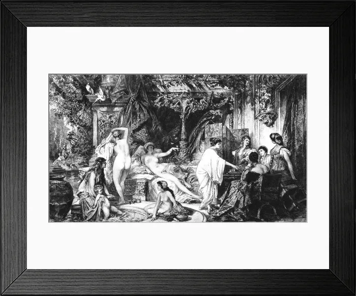 Framed Print : Summer, after Hans Makart, c1880-83. Creator: W Unger Framed Print : Summer, after Hans Makart, c1880-83. Creator: W Unger