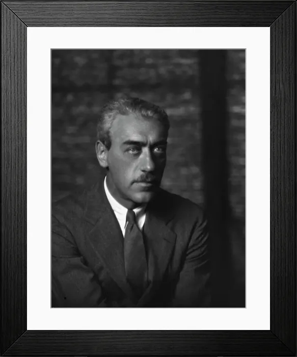 Framed Print : Stiller, Mauritz, Mr. portrait photograph, 1927 Creator: Arnold Genthe Framed Print : Stiller, Mauritz, Mr. portrait photograph, 1927 Creator: Arnold Genthe