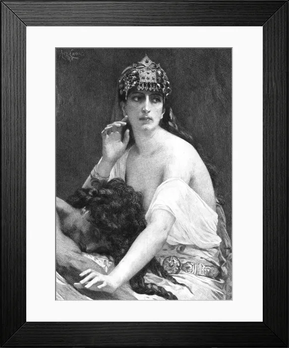 Framed Print : Delilah, after Alexandre Cabanel, c1880-83. Creator: Charles Theodore Deblois Framed Print : Delilah, after Alexandre Cabanel, c1880-83. Creator: Charles Theodore Deblois