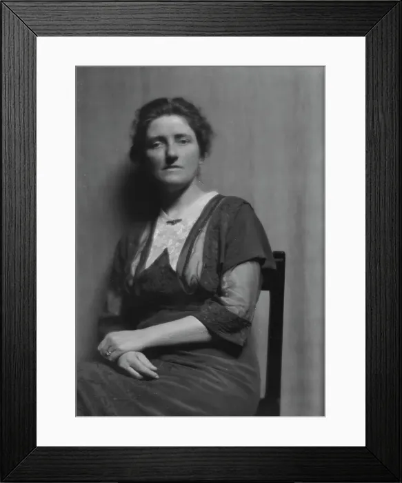 Framed Print : Seymour, H.T. Mrs. portrait photograph, 1913. Creator: Arnold Genthe Framed Print : Seymour, H.T. Mrs. portrait photograph, 1913. Creator: Arnold Genthe