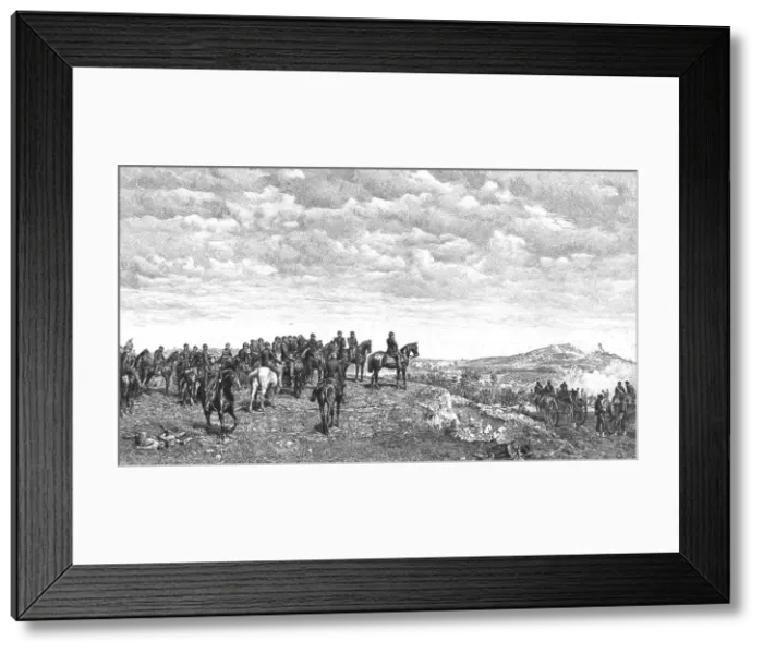 Framed Print : Napoeon III. at Solferino, after J.L.E. Meissonier, c1880-83. Creator: Auguste Boulard Framed Print : Napoeon III. at Solferino, after J.L.E. Meissonier, c1880-83. Creator: Auguste Boulard