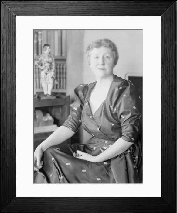Framed Print : Alanson, Bertram, Mrs. portrait photograph, between 1927 and 1937. Creator: Arnold Genthe Framed Print : Alanson, Bertram, Mrs. portrait photograph, between 1927 and 1937. Creator: Arnold Genthe