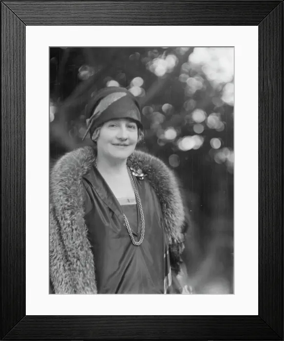 Framed Print : Alanson, Bertram, Mrs. standing outdoors, between 1927 and 1937. Creator: Arnold Genthe Framed Print : Alanson, Bertram, Mrs. standing outdoors, between 1927 and 1937. Creator: Arnold Genthe