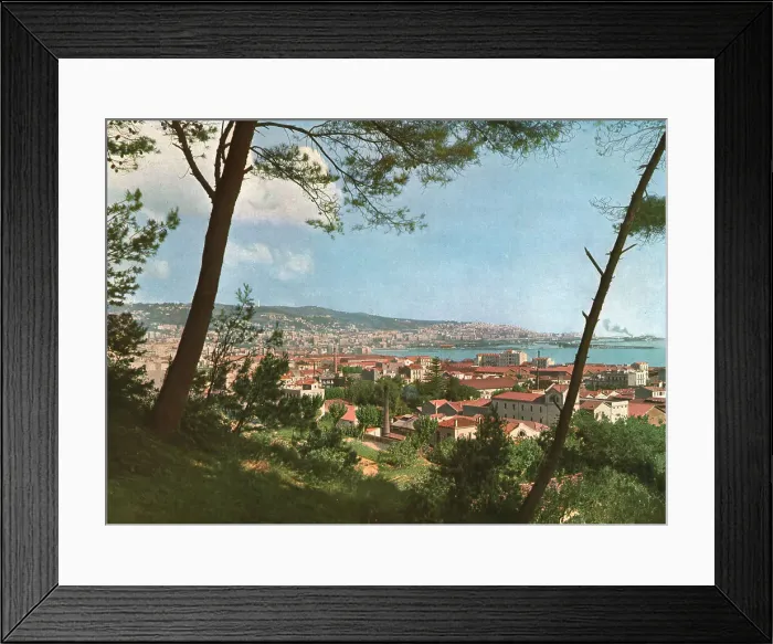 Framed Print : Vue generale d'Alger; Afrique du nord, 1914. Creator: Jules Gervais-Courtellemont Framed Print : Vue generale d'Alger; Afrique du nord, 1914. Creator: Jules Gervais-Courtellemont