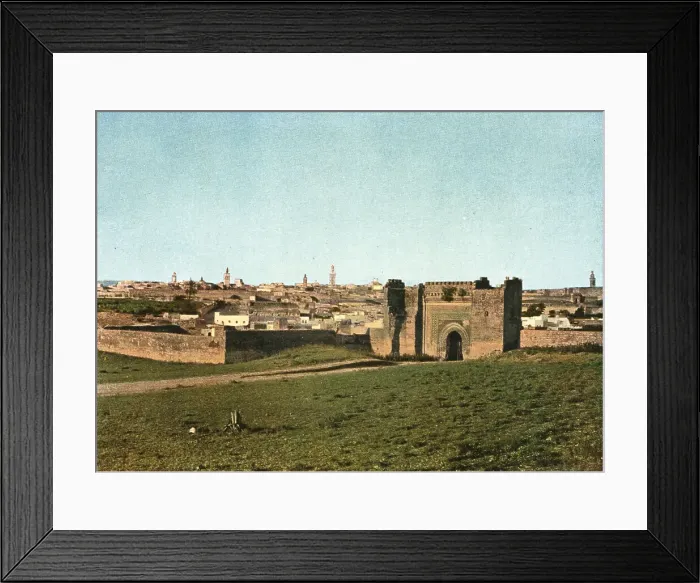 Framed Print : Mequinez; Afrique du nord, 1914. Creator: Jules Gervais-Courtellemont Framed Print : Mequinez; Afrique du nord, 1914. Creator: Jules Gervais-Courtellemont
