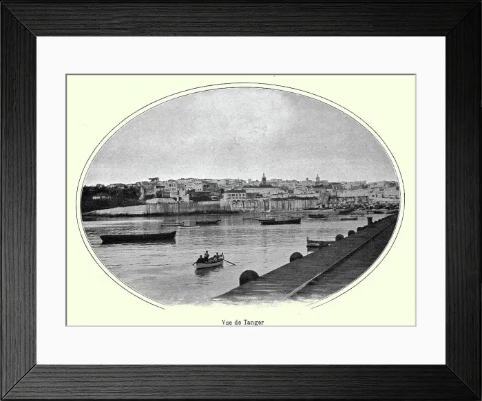 Framed Print : Vue de Tanger; Afrique du nord, 1914. Creator: Charles Chusseau-Flaviens Framed Print : Vue de Tanger; Afrique du nord, 1914. Creator: Charles Chusseau-Flaviens