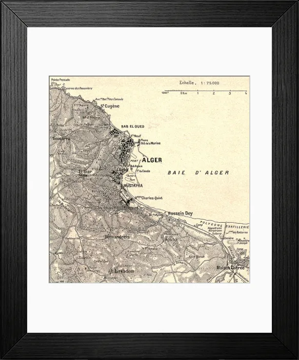 Framed Print : Alger et ses environs; Afrique du nord, 1914. Creator: Unknown Framed Print : Alger et ses environs; Afrique du nord, 1914. Creator: Unknown