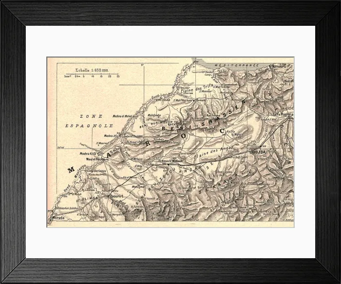 Framed Print : La plaine d'Oudjda; Afrique du nord, 1914. Creator: Unknown Framed Print : La plaine d'Oudjda; Afrique du nord, 1914. Creator: Unknown