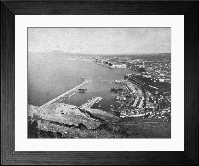 Framed Print : Oran. Vue generale du port; Afrique du nord, 1914. Creator: Unknown Framed Print : Oran. Vue generale du port; Afrique du nord, 1914. Creator: Unknown