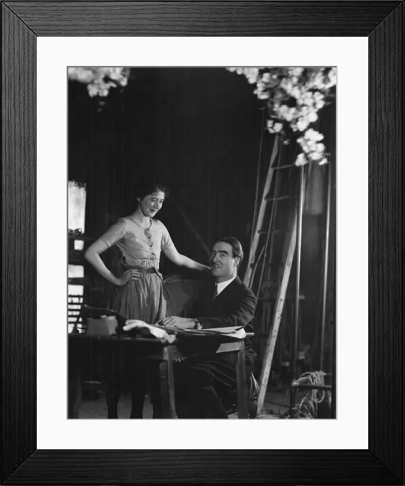 Framed Print : Boleslavsky, N. Mr. and unidentified woman, portrait photograph, 1928 Creator: Arnold Genthe Framed Print : Boleslavsky, N. Mr. and unidentified woman, portrait photograph, 1928 Creator: Arnold Genthe