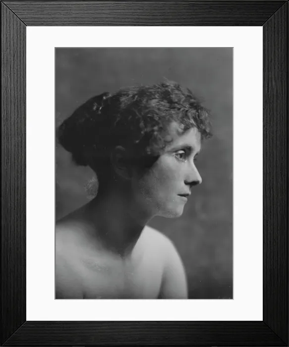 Framed Print : Kander, H. Miss, portrait photograph, 1917. Creator: Arnold Genthe Framed Print : Kander, H. Miss, portrait photograph, 1917. Creator: Arnold Genthe