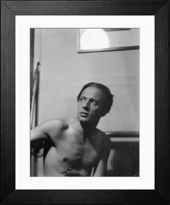 Framed Print : Bolm, Adolph, portrait photograph, 1928 Oct. Creator: Arnold Genthe Framed Print : Bolm, Adolph, portrait photograph, 1928 Oct. Creator: Arnold Genthe